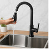 Llave Monomando Grifo Cocina Extensión Flexible NEGRO