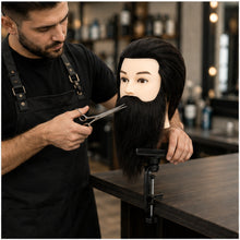 Cabeza Tecnica Barberia Hombre Pelo 100% Natural Profesional - vista 4 del producto