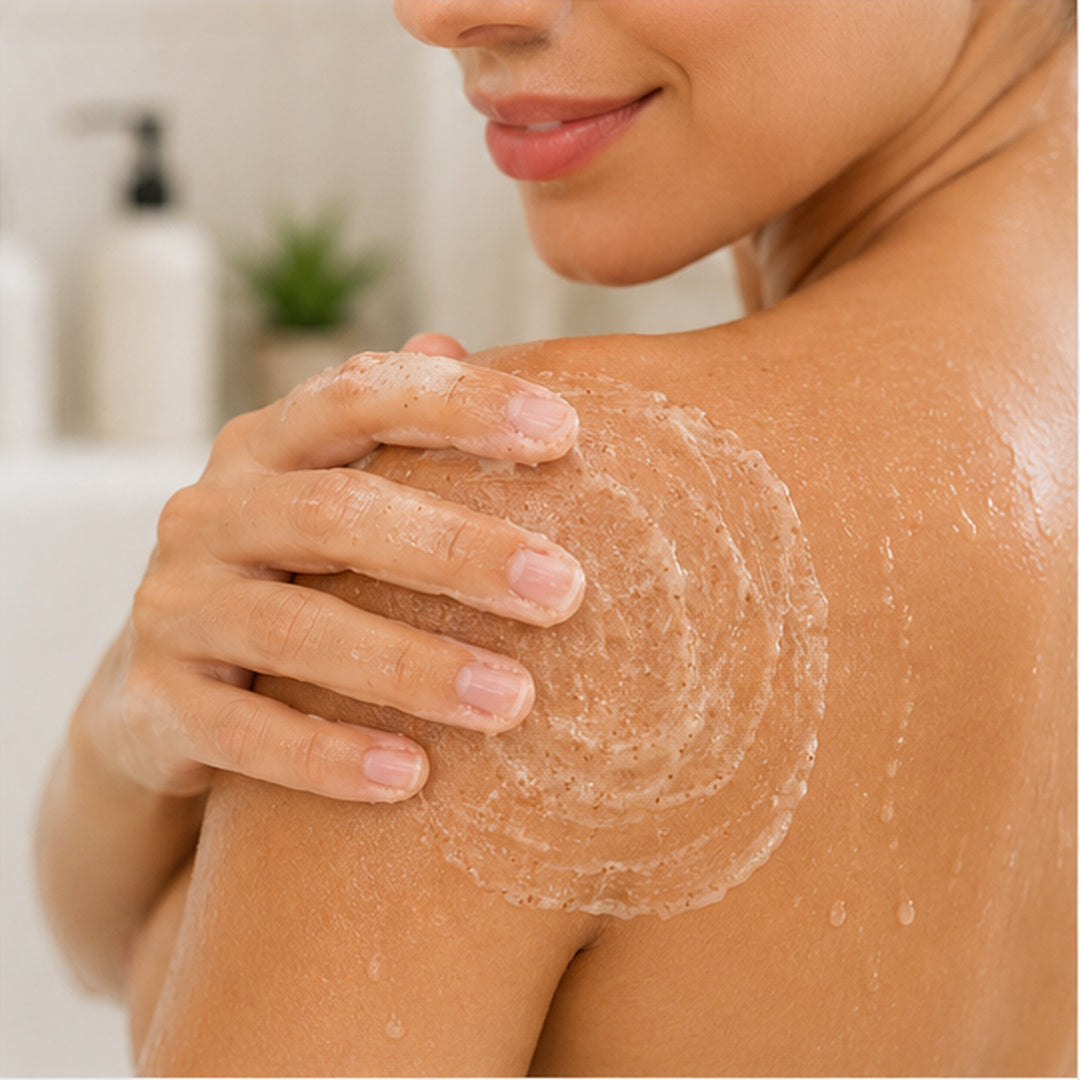 Exfoliante corporal con biotina Misucka paso 6 - vista 4 del producto