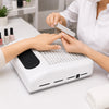 Extractor de polvo de uñas Nail Dust 80W BQ-858-8 Blanco