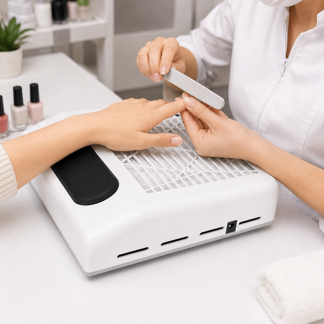 Extractor de polvo de uñas Nail Dust 80W BQ-858-8 Blanco - vista 4 del producto