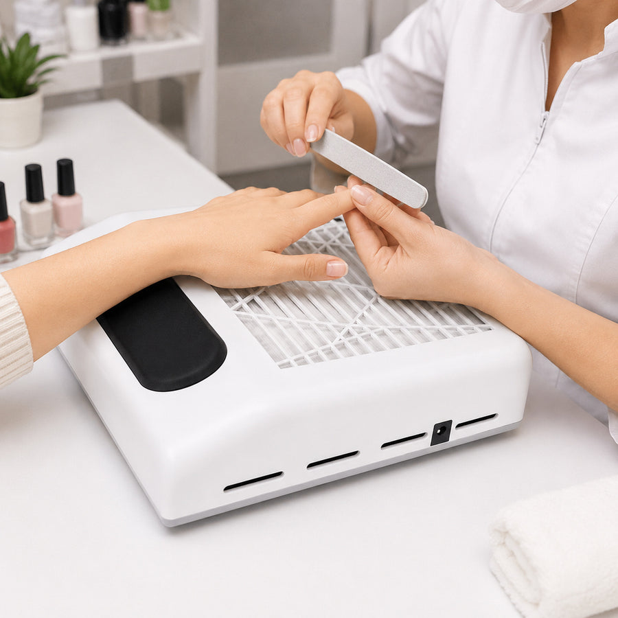 Extractor de polvo de uñas Nail Dust 80W BQ-858-8 Blanco - vista 4 del producto