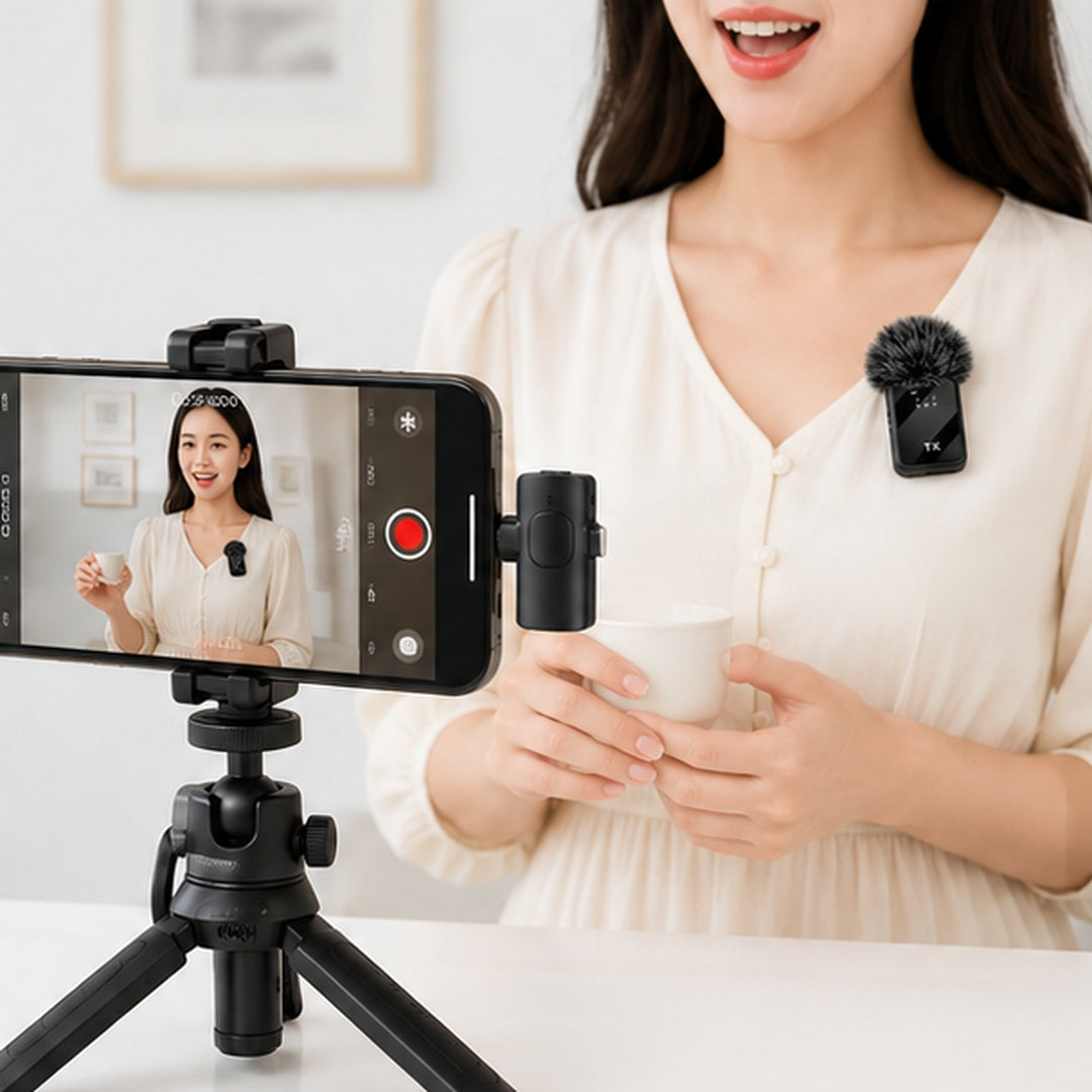 Microfonos Inalambrico Dual Para iPhone Y Android - vista 4 del producto