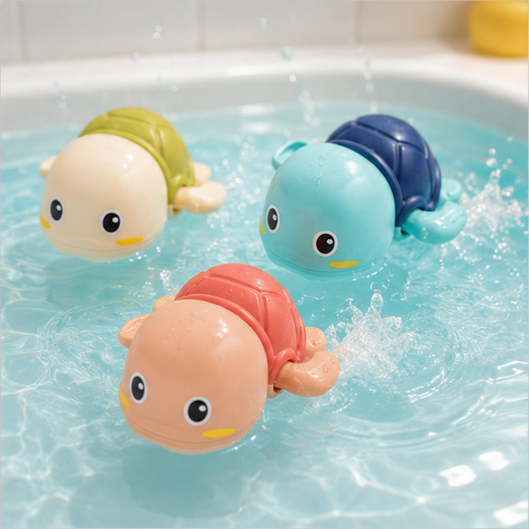 Bebé 3 Tortuga Baño Juguetes Baño Niños Juego Agua 3 Piezas - vista 4 del producto