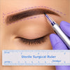 Lápiz Quirúrgico Marcador Estéril Violeta + Regla Microblading