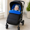 Saco térmico impermeable para coche de bebé color negro con azul