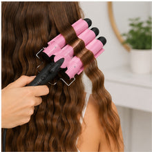 Rizador Ondulador De Onda Triple Ceramica 25mm 3 Tubos - vista 3 del producto