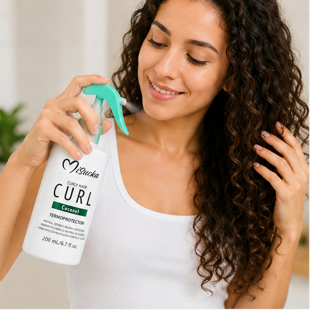 termoprotector De MiSucka Curly Hair Coconut Curl Rizos - vista 4 del producto