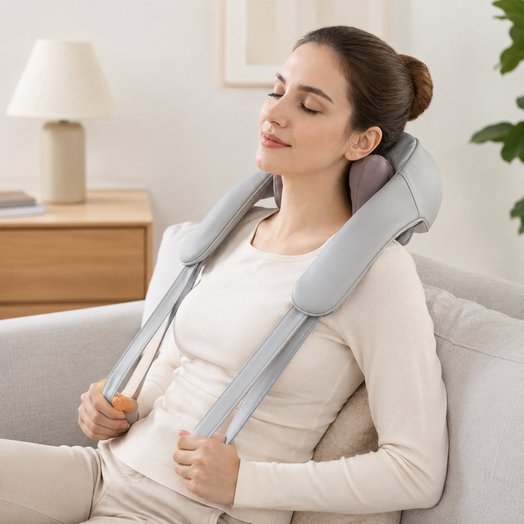 Masajeador de Hombro y Cuello Sistema de Compresión y Terapia de Calor - vista 3 del producto