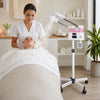 Vaporizador facial de pedestal color Rosa