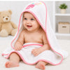 Set De Toalla Con Capucha Bebés Y Toallitas Multiuso Niñas
