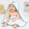 Set De Toalla Con Capucha Bebés Y Toallitas Multiuso Niños