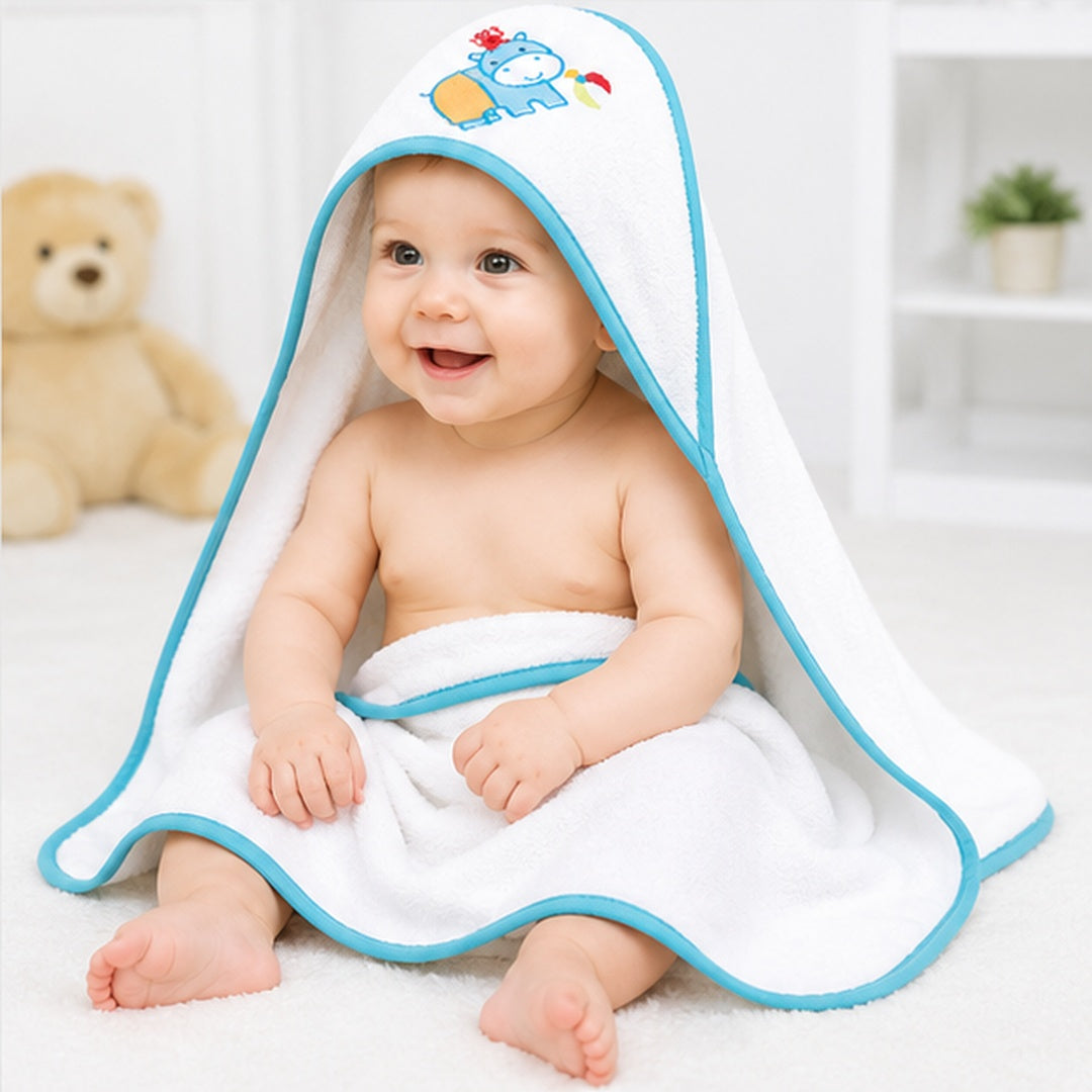 Set De Toalla Con Capucha Bebés Y Toallitas Multiuso Niños - vista 12 del producto