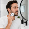 Afeitadora Kemei Mini Km-C40 Recargable Shaver Plateado