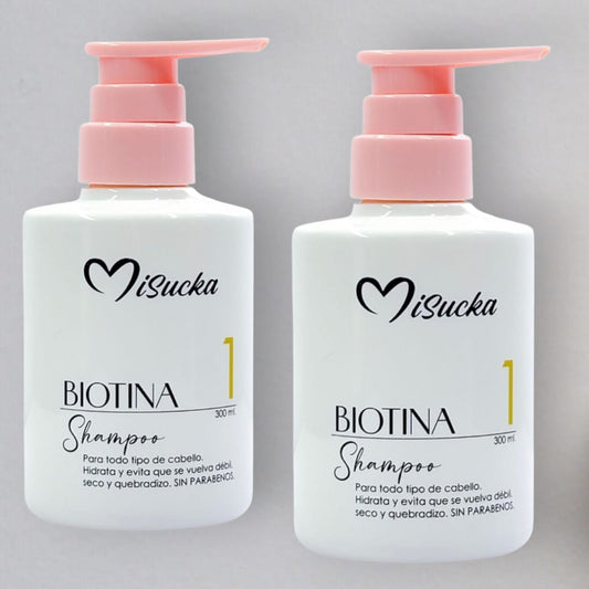 Shampoo Misucka con Biotina de 300 ml