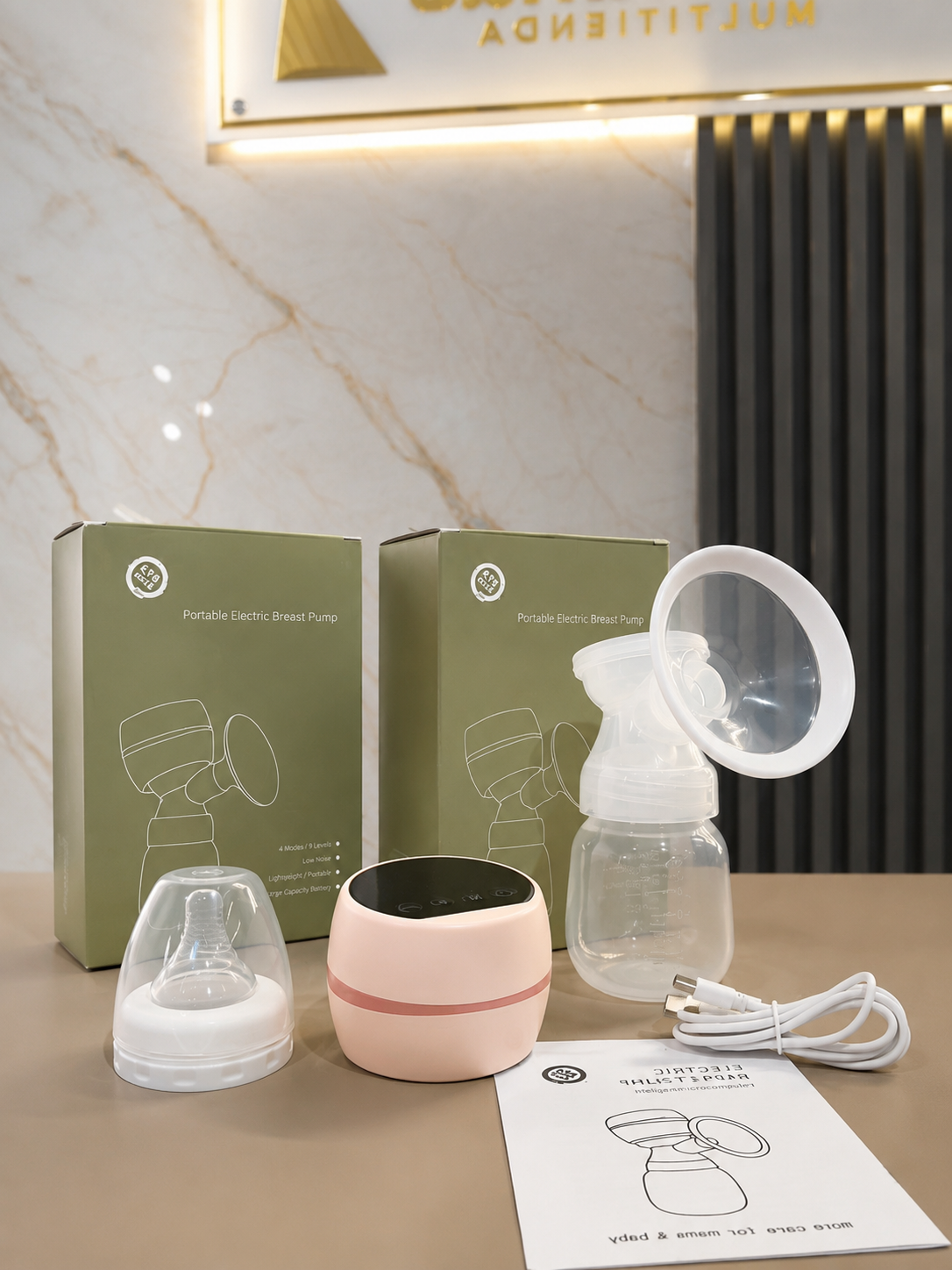 Extractor De Leche Eléctrico Portátil Recargable Inalámbrico