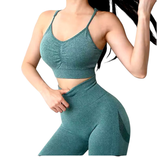 Conjunto Deportivos Calza + Top Peto Levanta Cola STANDAR