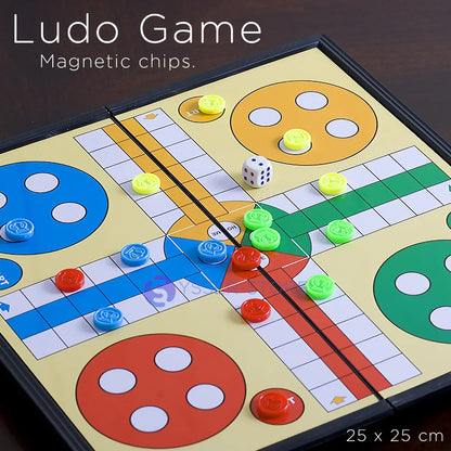 Mini Ludo Magnético Para Juego de Mesa