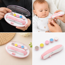 Lima De Uñas A Pilas Para Bebé Juego De 6 Piezas - Rosa