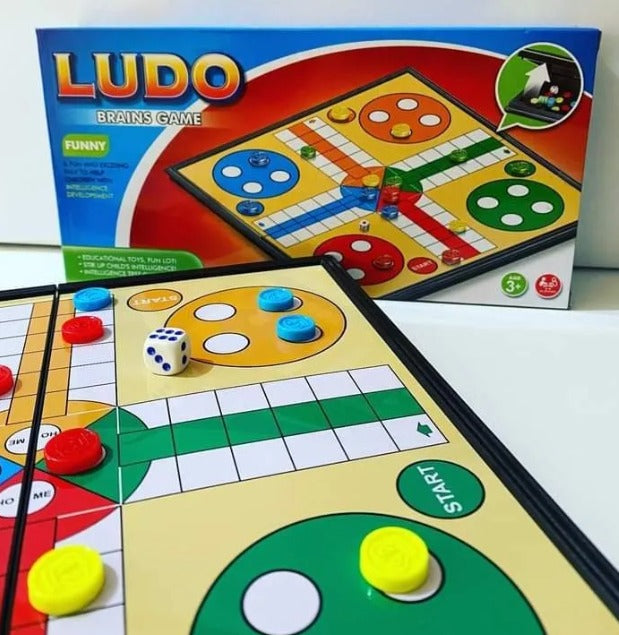 Mini Ludo Magnético Para Juego de Mesa