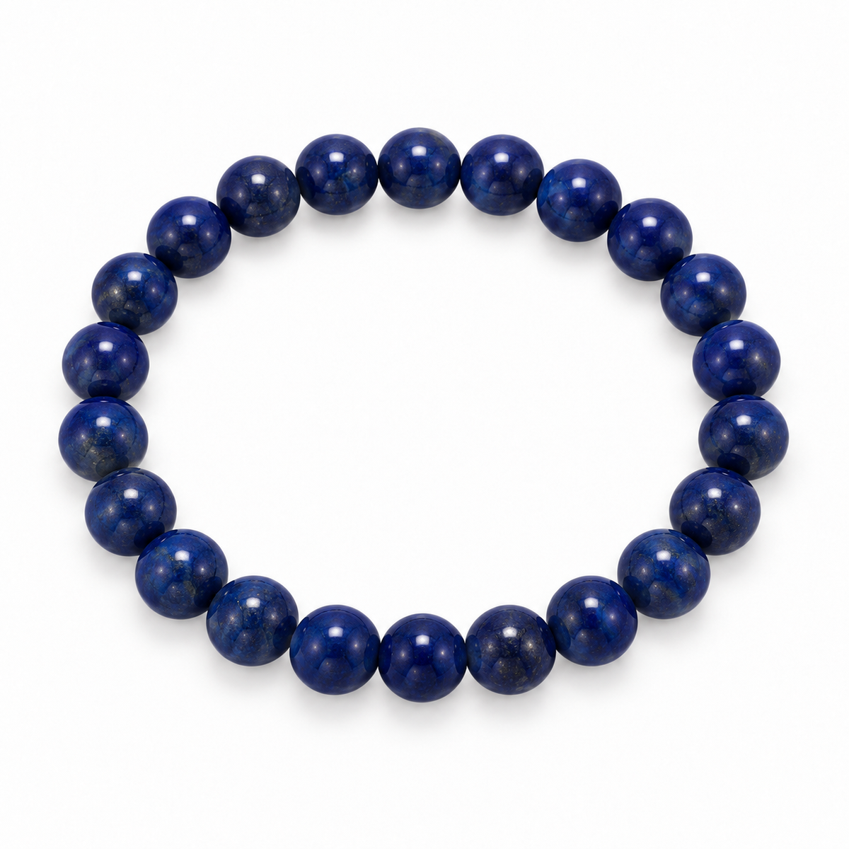 Pulsera De Lapislázuli Original Piedras Naturales