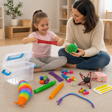 Caja Juguetes Sensoriales Antiestrés Niños 17 Pzas