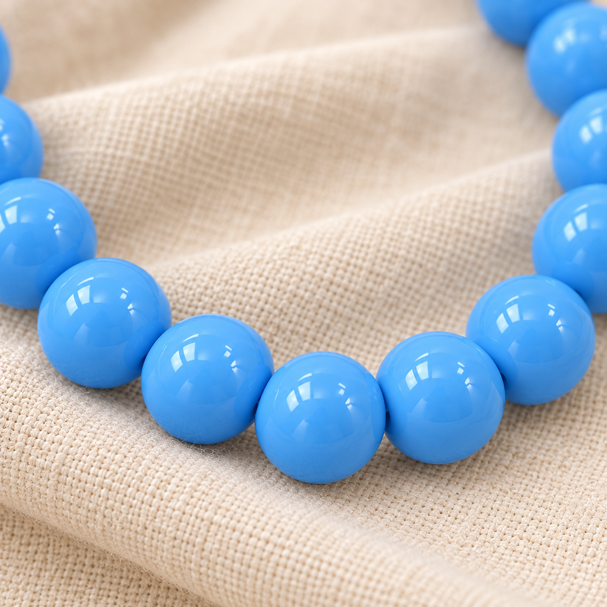 Collar Chicle Sky Candy – Celeste Brillante