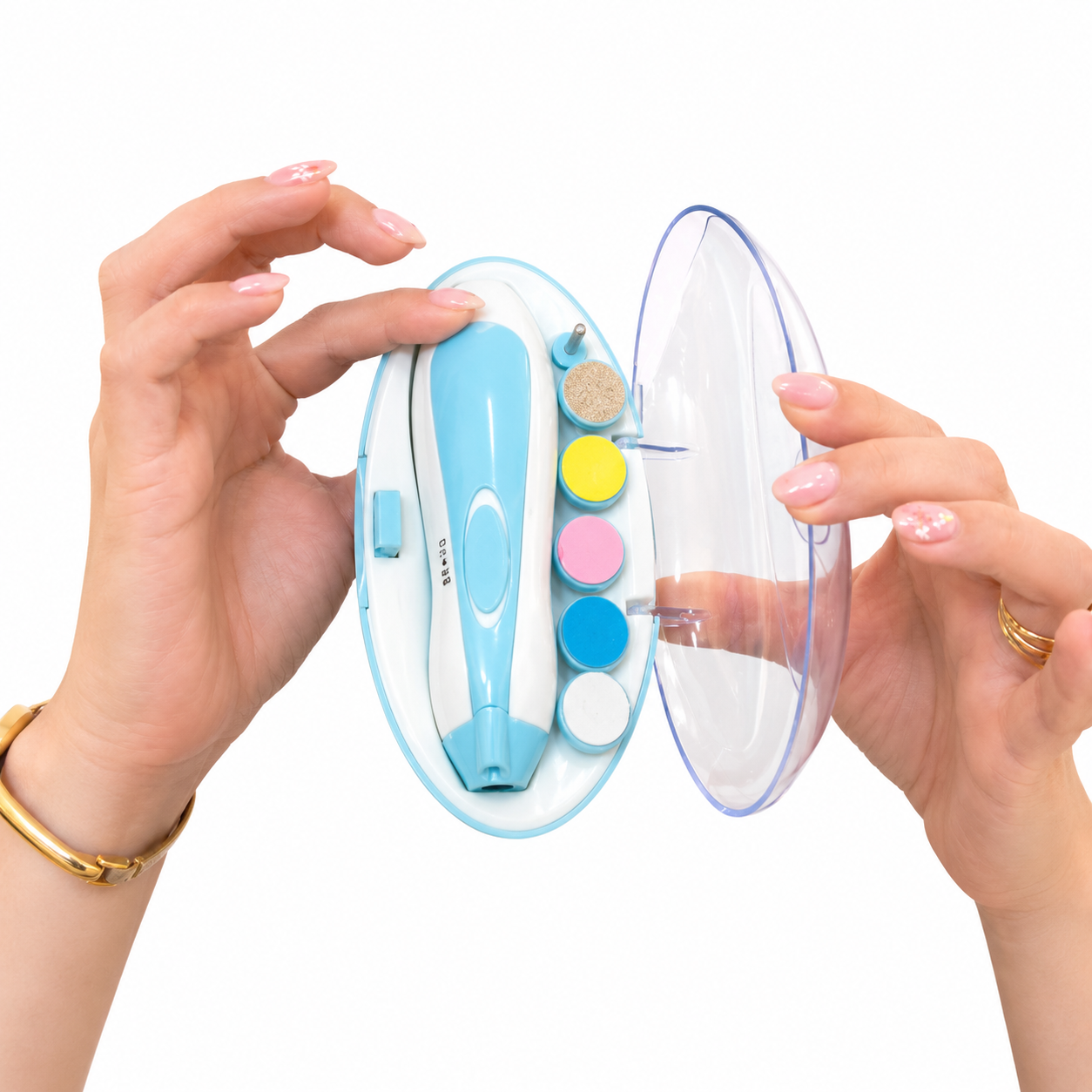 Lima De Uñas A Pilas Para Bebé Juego De 6 Piezas - Azul