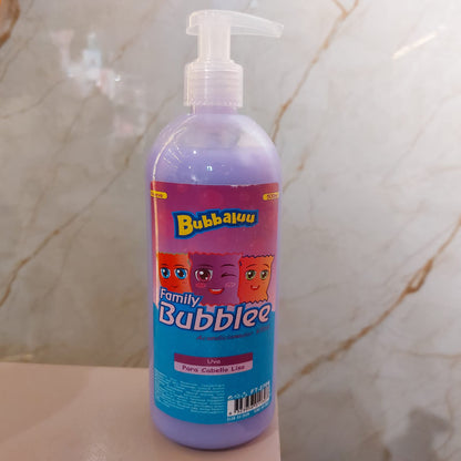 Shampoo y Acondicionador Bubblee Kids Uva Cabello Liso Bubbaluu