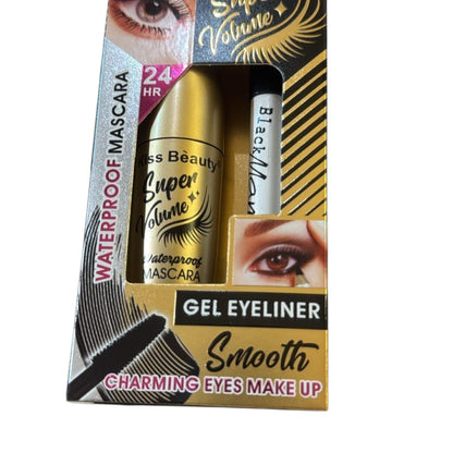 Máscara De Pestañas Súper Volumen + Lapiz Negro