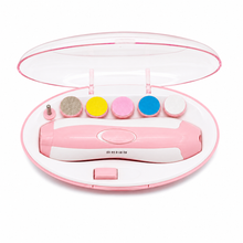 Lima De Uñas A Pilas Para Bebé Juego De 6 Piezas - Rosa