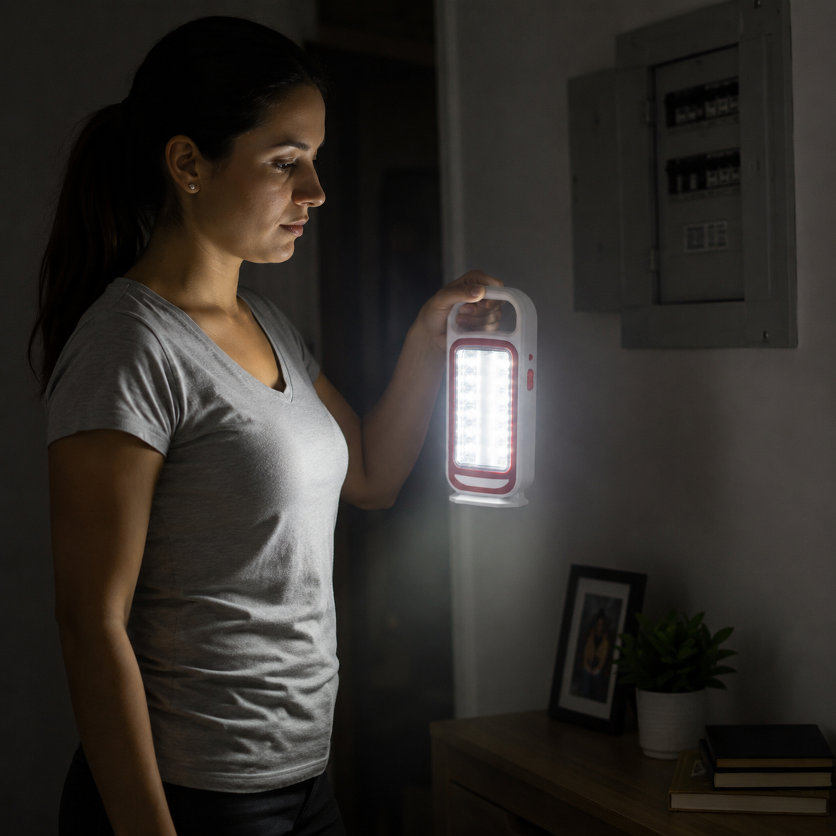 Lampara De Emergencia Led Recargable Portátil