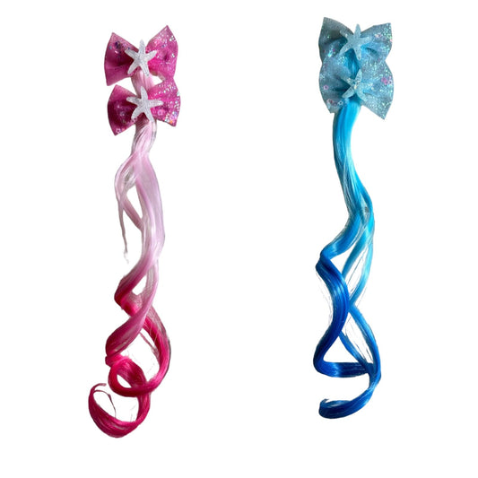 Horquillas De Adorno Para El Cabello Colores Fantasia Niñas