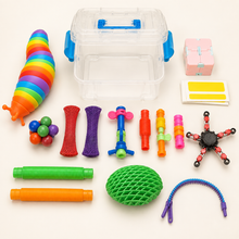 Caja Juguetes Sensoriales Antiestrés Niños 17 Pzas