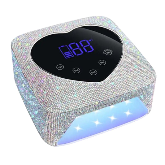 Lampara De Uñas Led Uv Recargable Inalámbrica De 72w