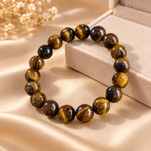 Pulsera De Piedras Naturales Ojo De Tigre