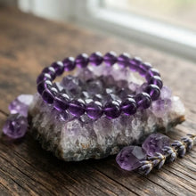 Pulsera De Piedra Natural Amatista