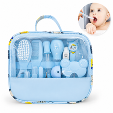 Kit De Cuidado E Higiene Para Bebés Recién Nacidos 13 Piezas Color Celeste - imagen principal