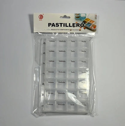 Pastillero Semanal / Mensual Organizador Pastillero 4 En 1