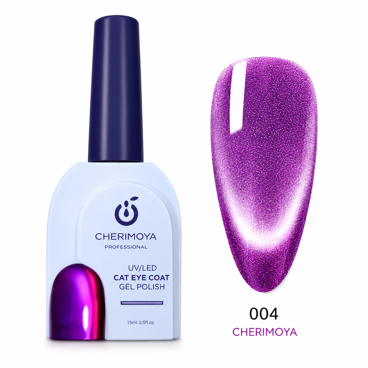 Esmalte De Uñas Efecto Ojo De Gato Cherimoya - vista 3 del producto