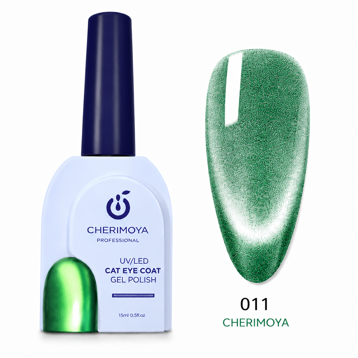 Esmalte De Uñas Efecto Ojo De Gato Cherimoya - vista 9 del producto