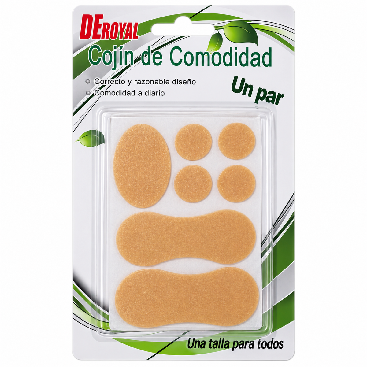 Parches Acolchados de Comodidad para Pies DeRoyal