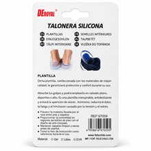 Talonera de Silicona Transparente con Altura MaxCare