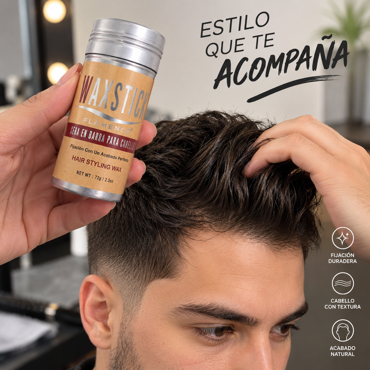 Cera en Barra para Cabello Maxstick