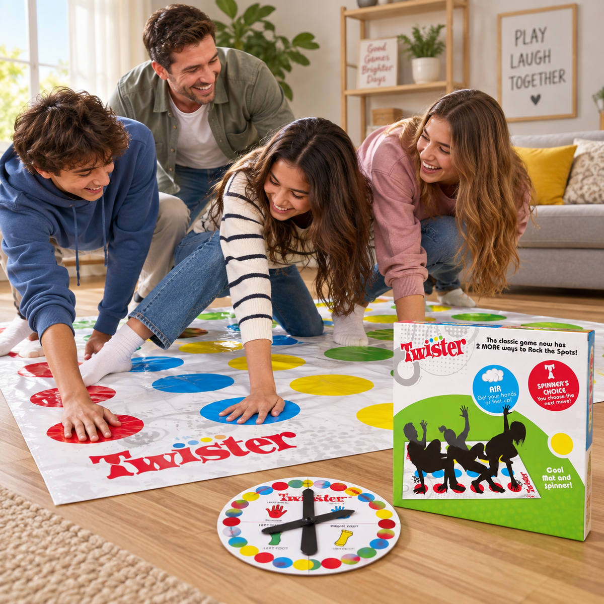 Juego Twister de Piso
