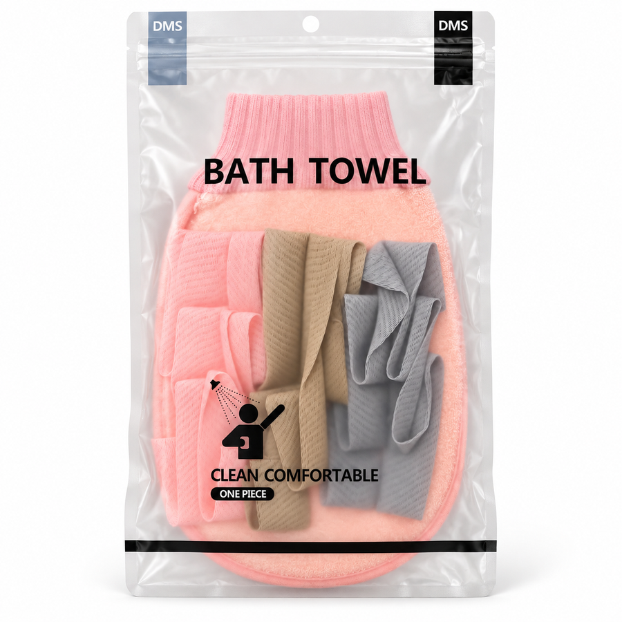 Guante Exfoliante de Baño Tipo Flor 23 x 13 cm