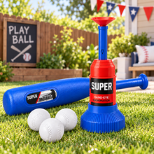 Bate con Lanzador de Pelotas Super Baseball 777-608