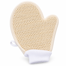 Guante Exfoliante Beige para Baño