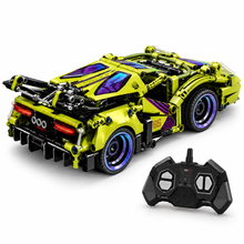 Auto de Bloques Armable RC Verde 362 Piezas con Control