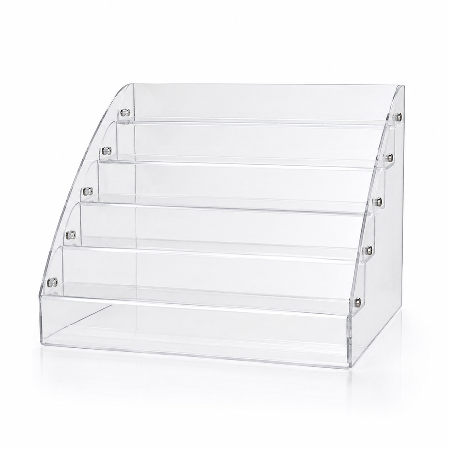 Organizador Acrílico de 6 Niveles para Esmaltes y Cosméticos